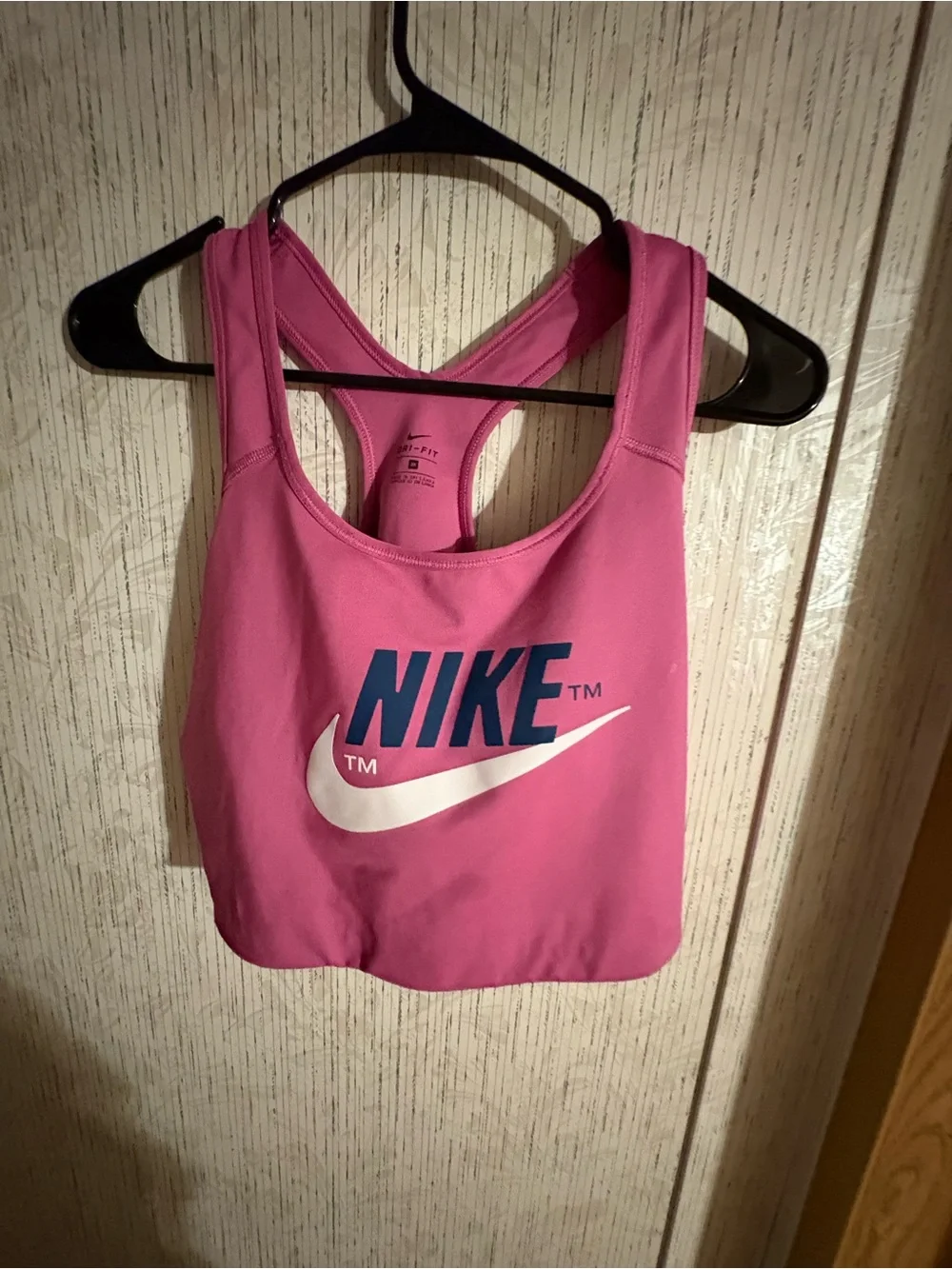 Nike Hot Pink Racerback Dri-FIT Sports Bra
